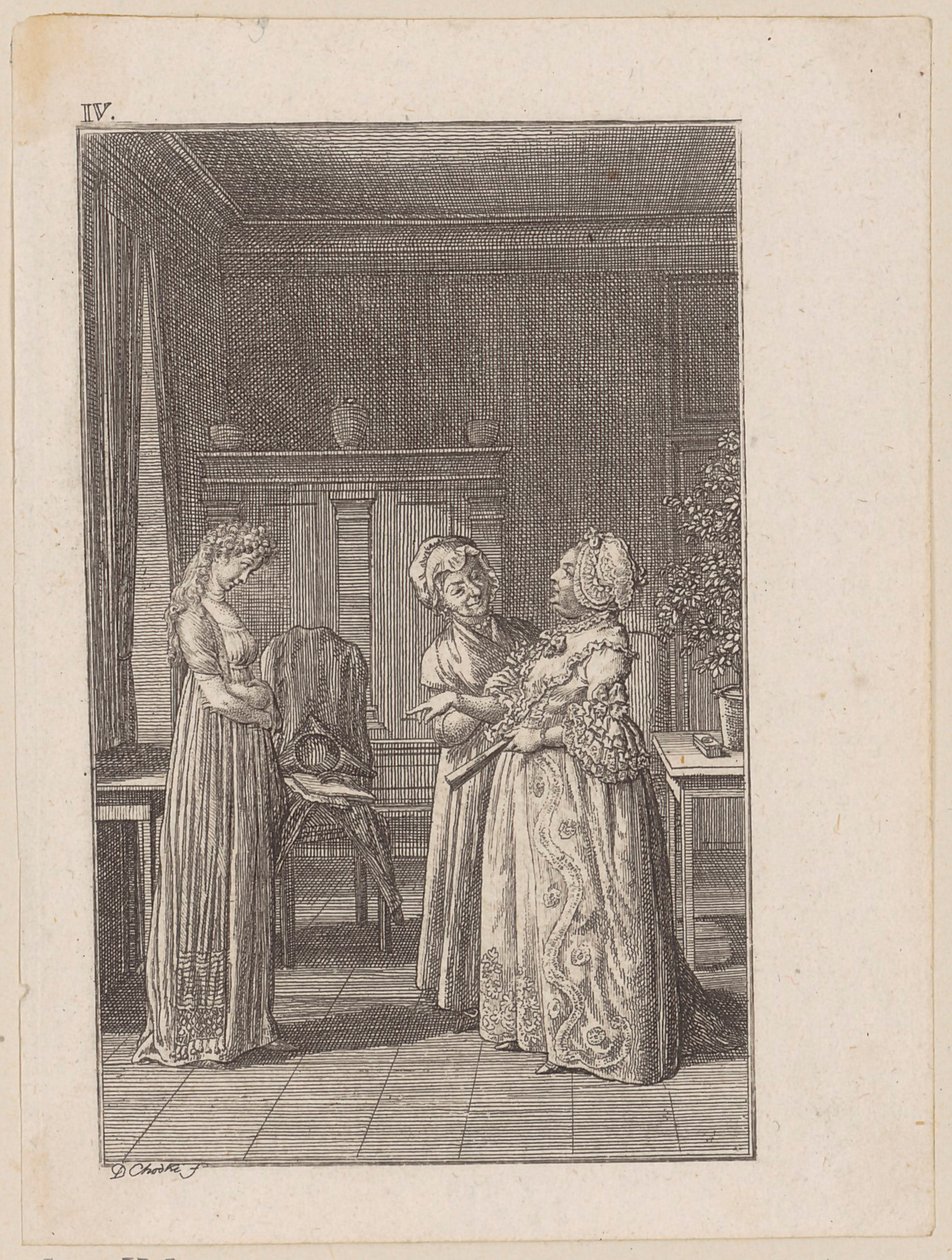 Adolphine, Fully Dressed, Smiles at Her Mother