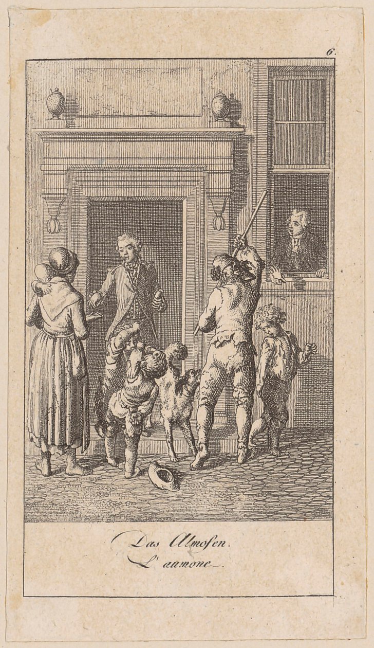 Alms, Plate 6 from the Series 