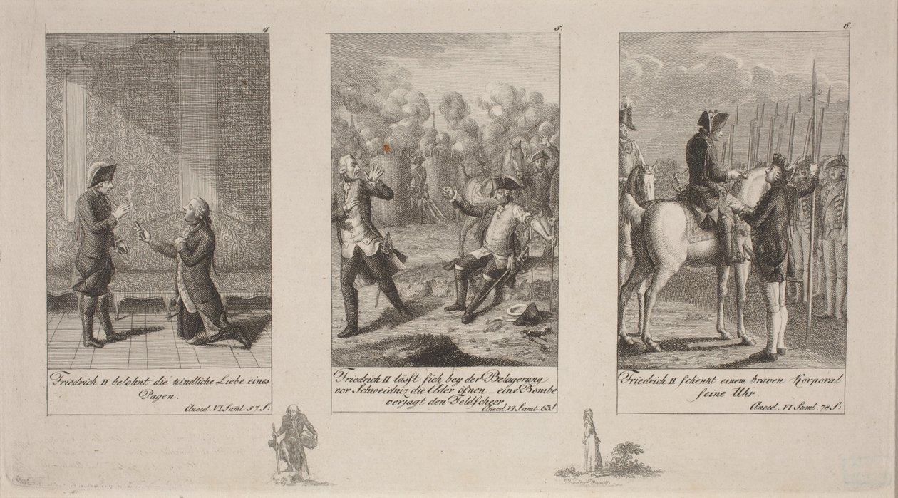 Anecdotes of King Frederik II by Daniel Nikolaus Chodowiecki