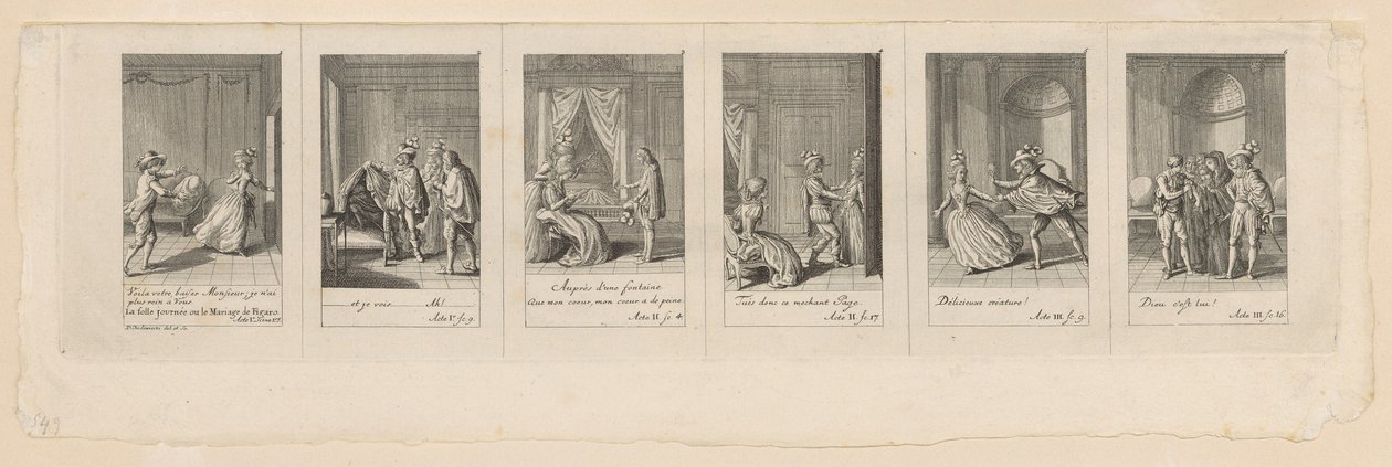 Plates 1-6 for Figaro