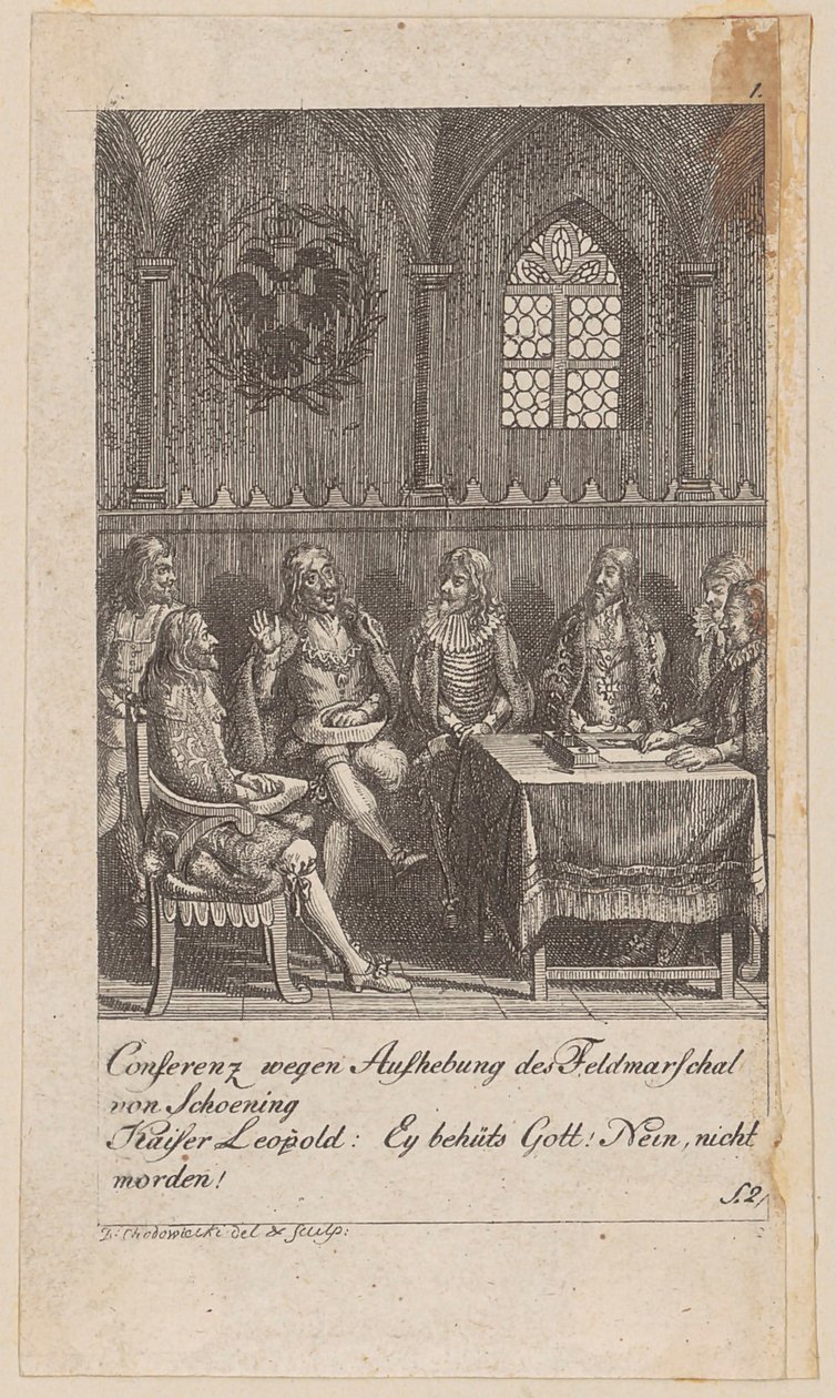Sheet 1 of the Series "Brandenburg History" by Daniel Nikolaus Chodowiecki