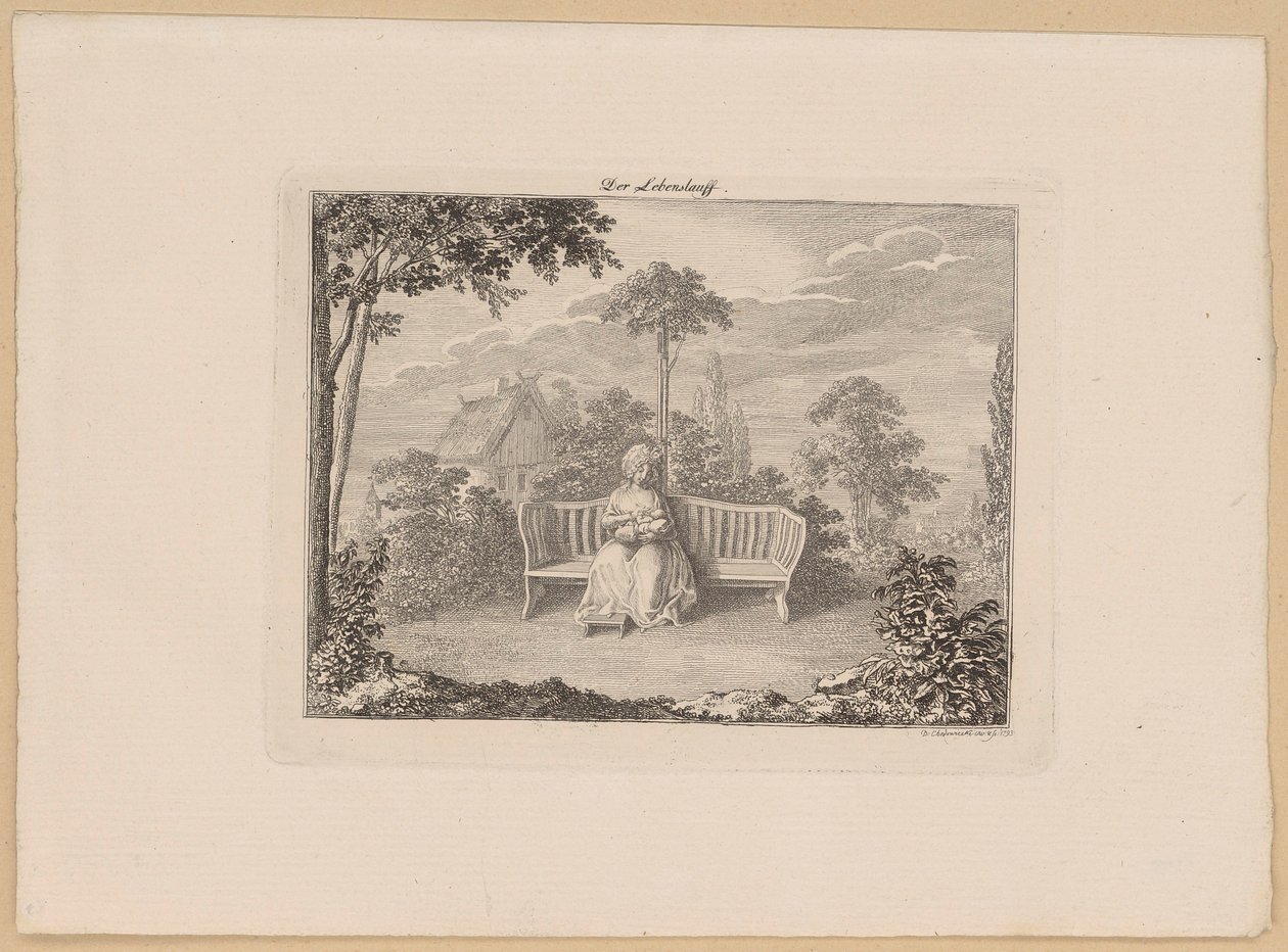 Plate 1 of the Series "The Course of Life" by Daniel Nikolaus Chodowiecki