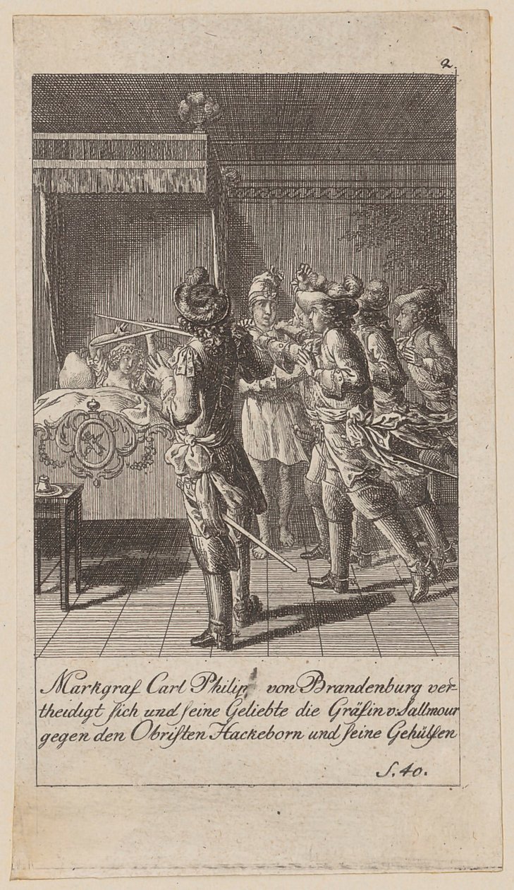Sheet 2 from the series "Brandenburg History" by Daniel Nikolaus Chodowiecki