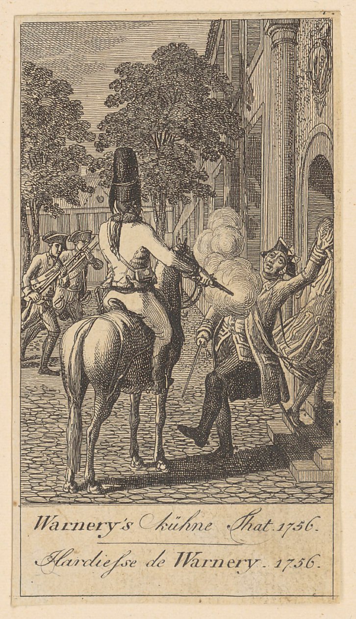 Sheet 4 of the "Brandenburg War Scenes" by Daniel Nikolaus Chodowiecki
