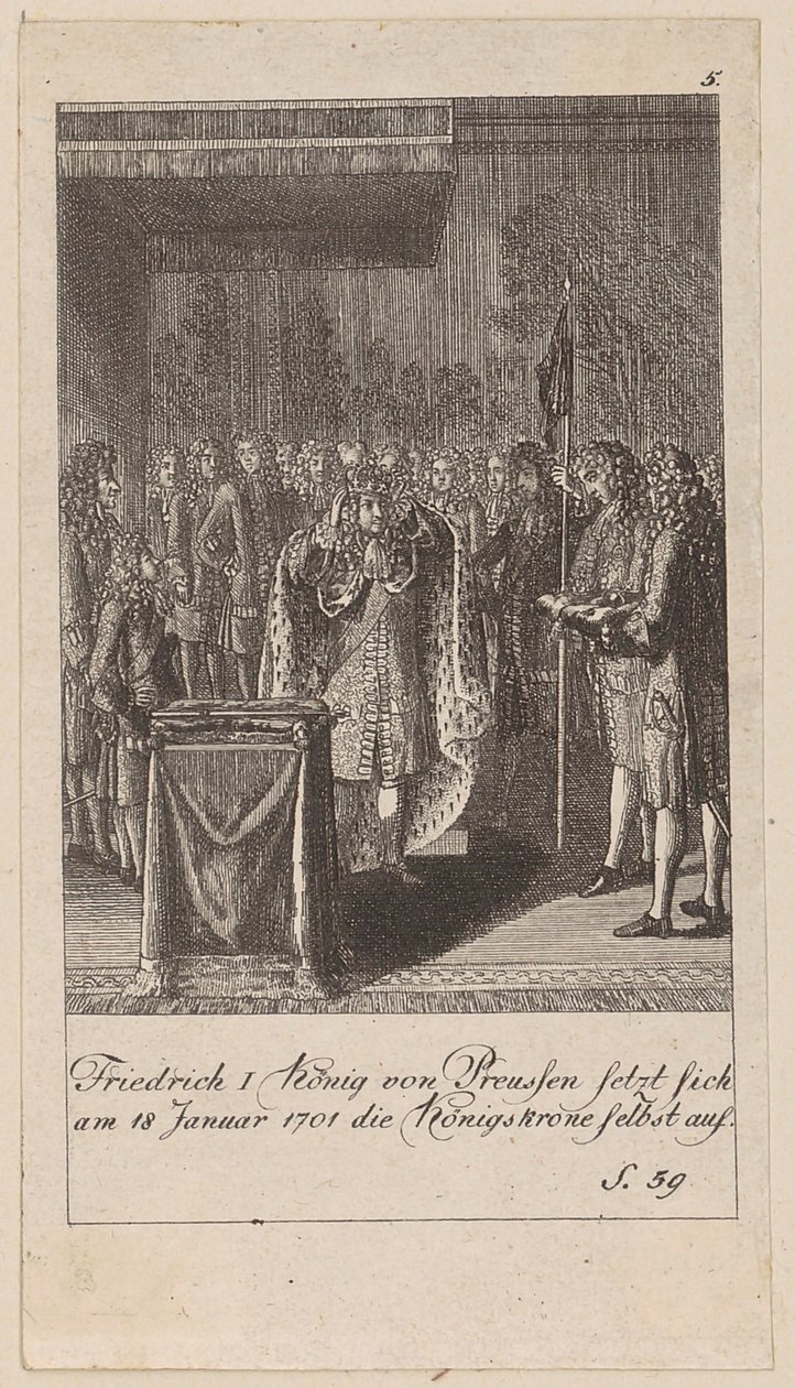 Plate 5 from the series "Brandenburg History" by Daniel Nikolaus Chodowiecki