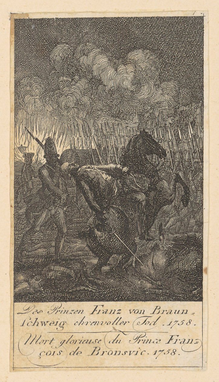 Plate 7 of the Brandenburg War Scenes by Daniel Nikolaus Chodowiecki