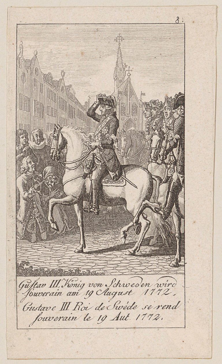 Sheet 8 for "Ancient, Medieval and Modern History" by Daniel Nikolaus Chodowiecki