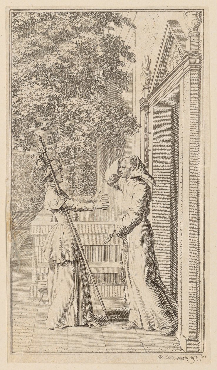 Brother Greycoat and the Pilgrim, Plate 4 from the First Edition of 