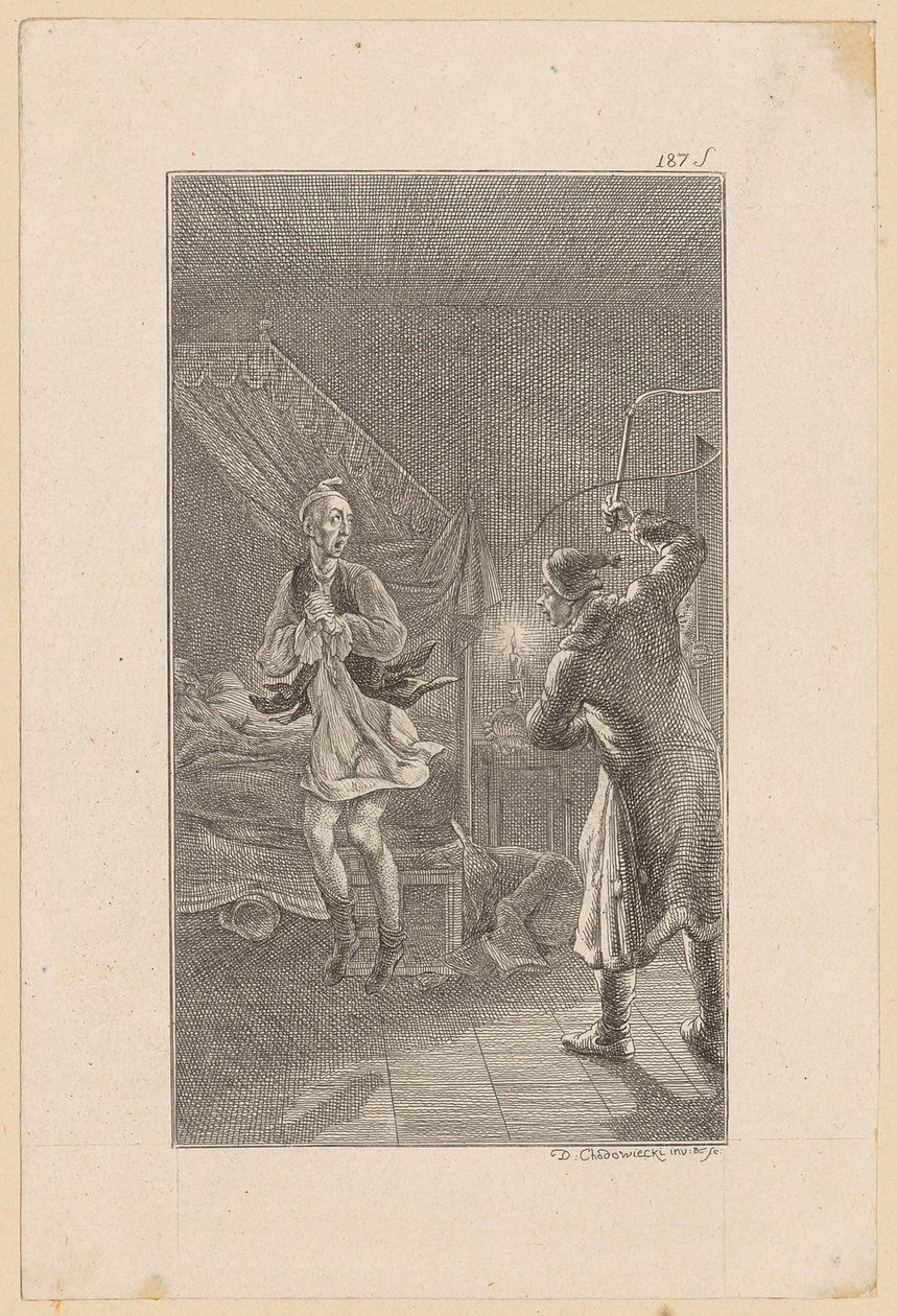 Her Fourth Husband by Daniel Nikolaus Chodowiecki