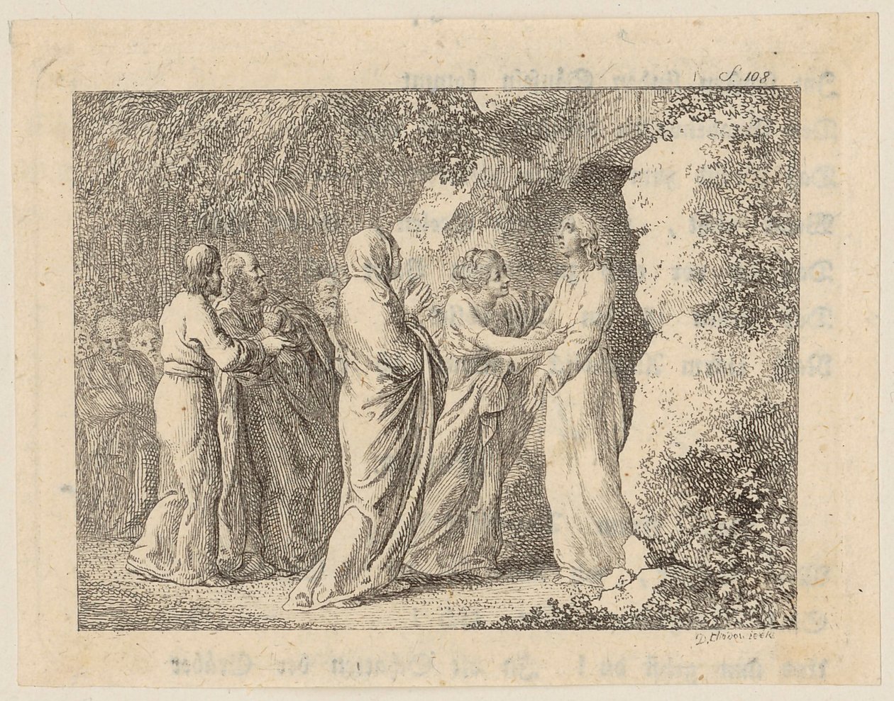 Lazarus, or the celebration of the Resurrection by Daniel Nikolaus Chodowiecki