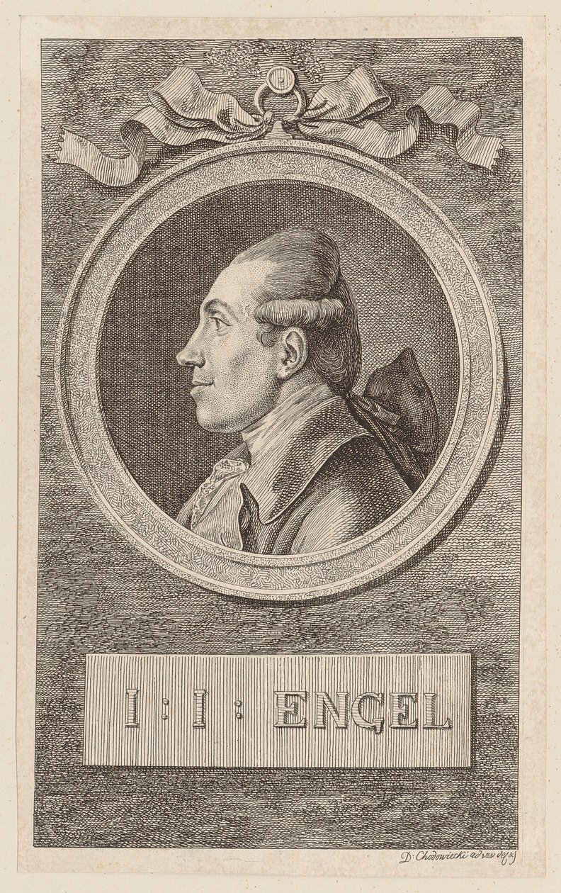 Portrait of Johann Jakob Engel by Daniel Nikolaus Chodowiecki
