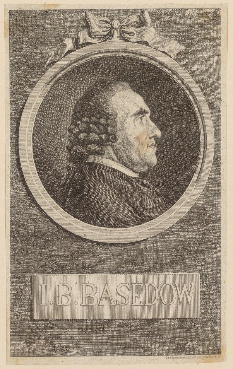 Portrait of Johannes Bernhard Basedow by Daniel Nikolaus Chodowiecki