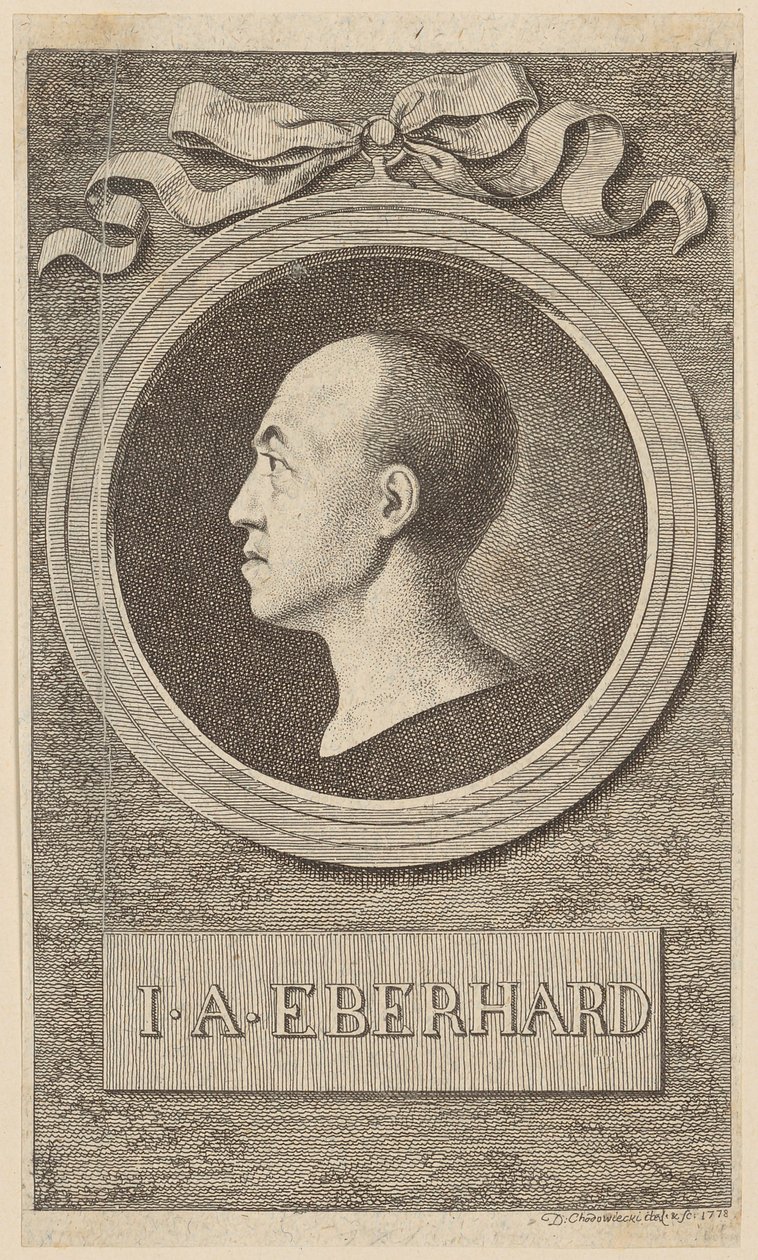 Portrait of Prof. J. A. Eberhard by Daniel Nikolaus Chodowiecki