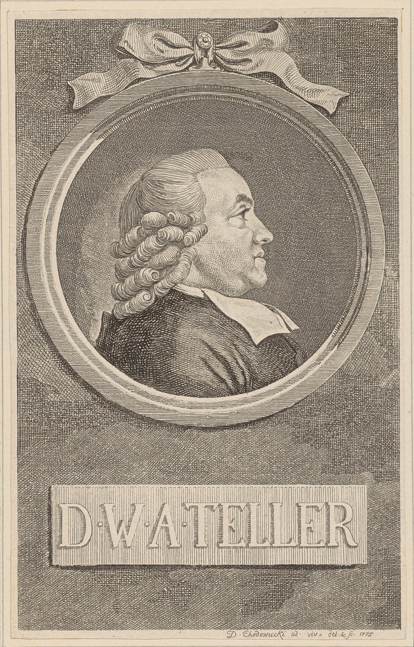 Portrait of Wilhelm Abraham Teller by Daniel Nikolaus Chodowiecki