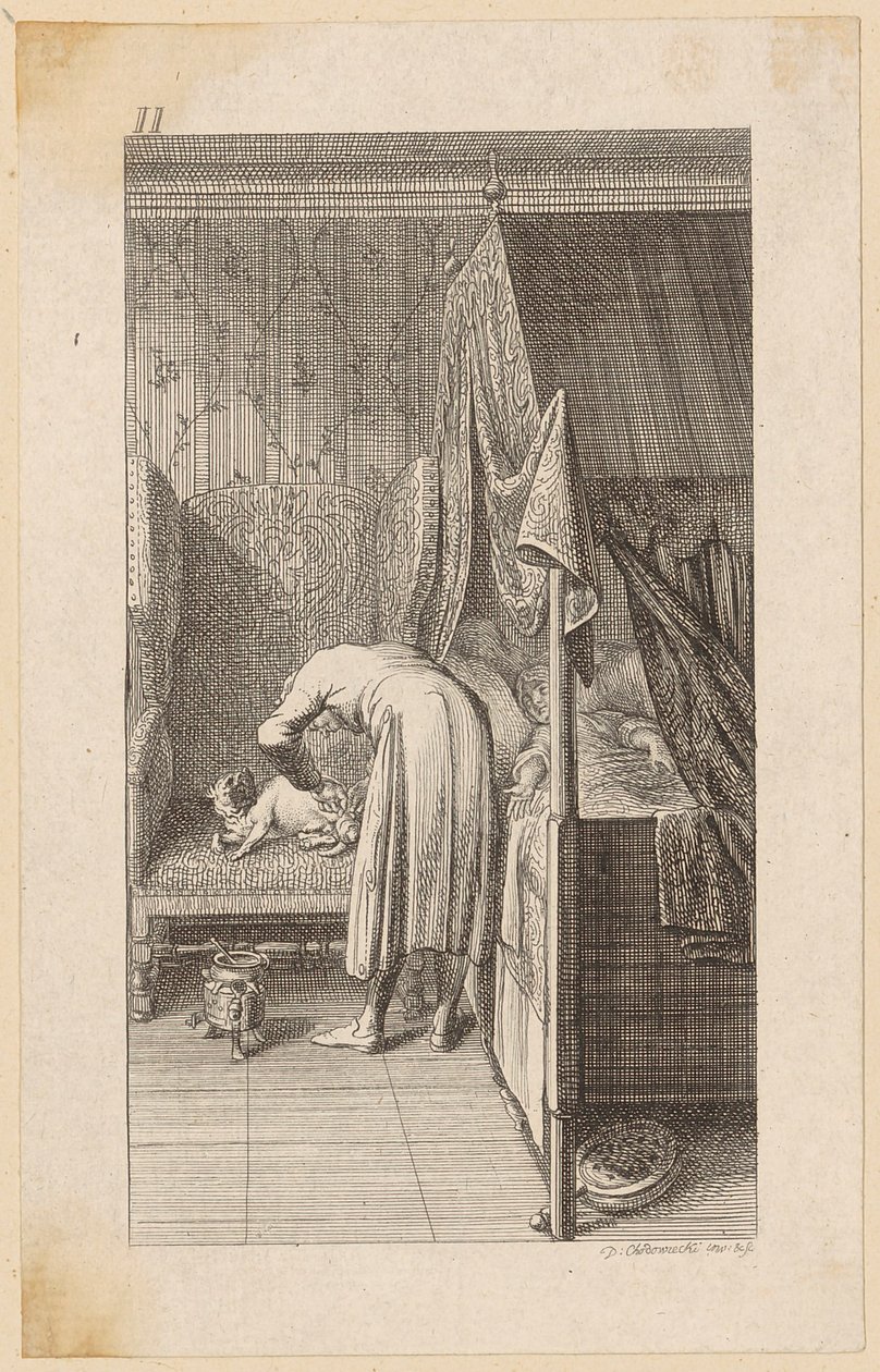 His Second Wife by Daniel Nikolaus Chodowiecki