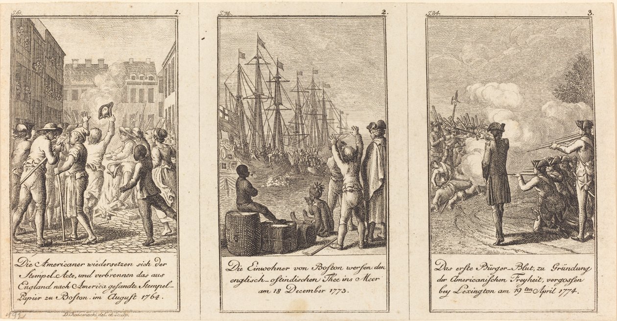 The History of the United States by Daniel Nikolaus Chodowiecki