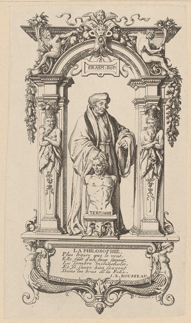 Title Copperplate for Erasmus