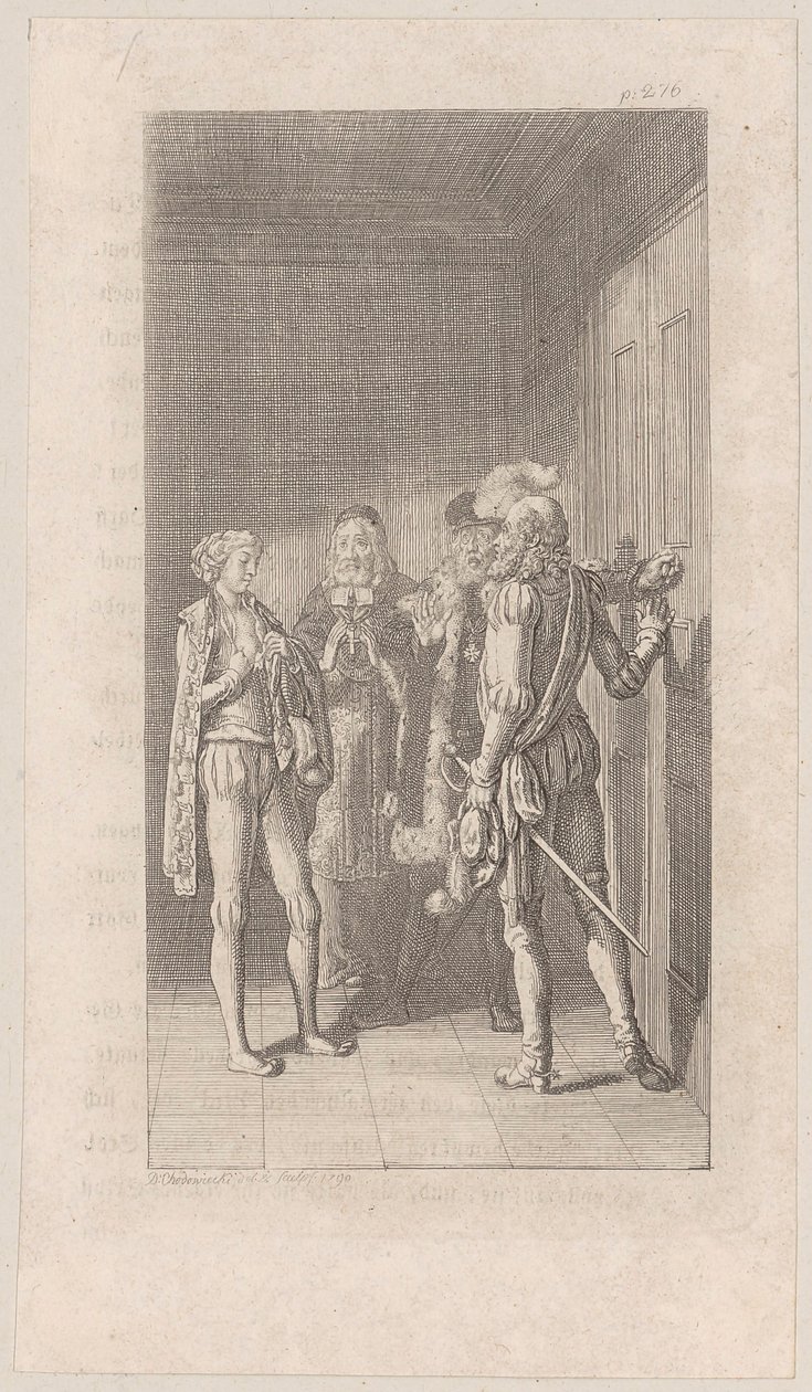 Title Copperplate for "Mirror of Virtue" by Daniel Nikolaus Chodowiecki