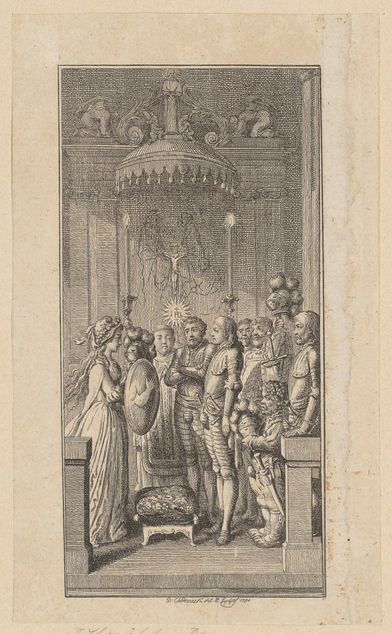 Title Copperplate for the Chivalric Novel 