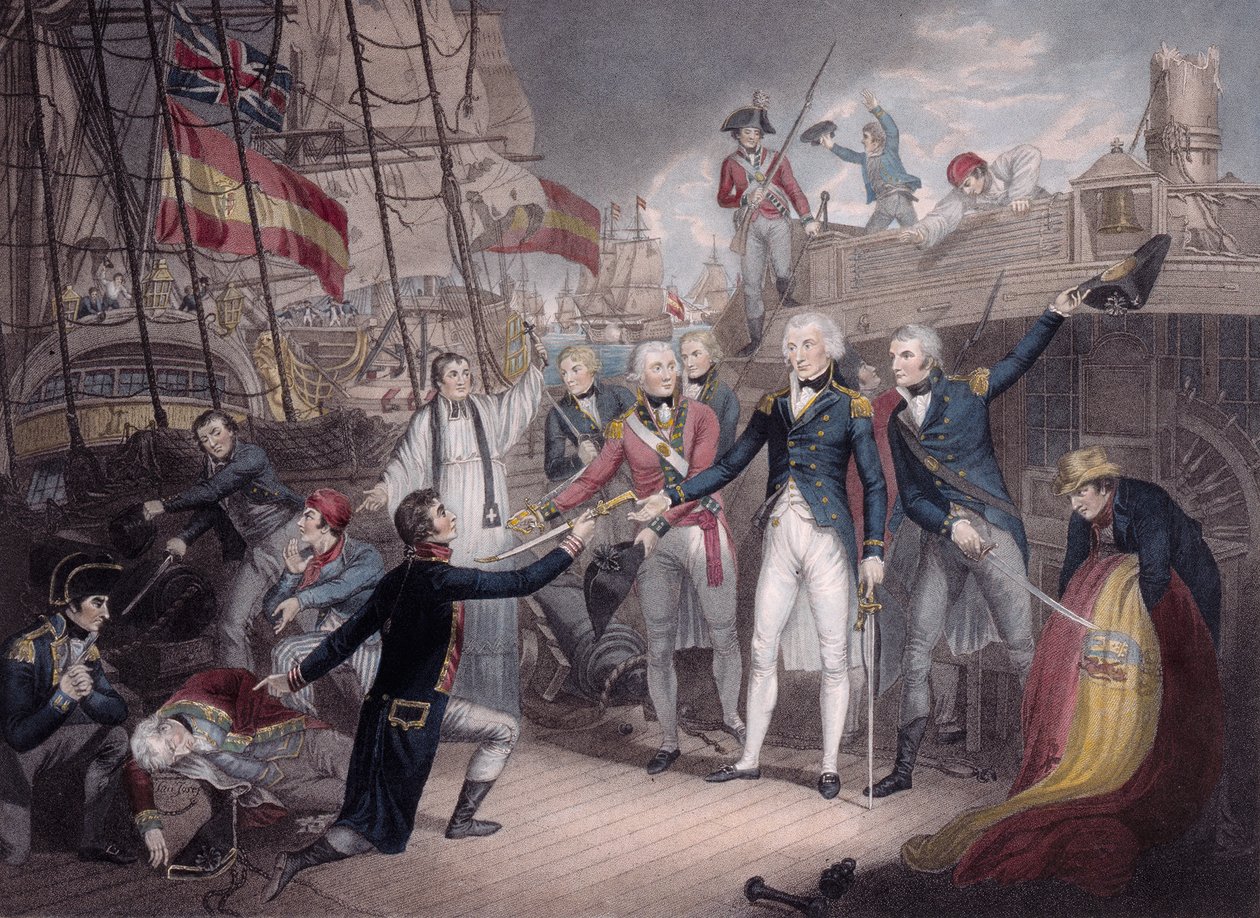 Admiral Nelson Receiving the Spanish Admiral