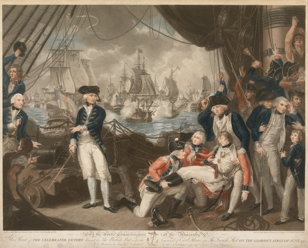 The Celebrated Victory on the Glorious First of June 1794 by Daniel Orme