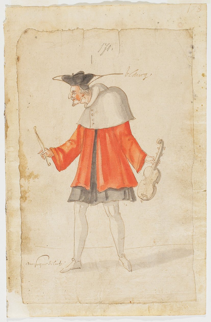A Musician from the Ballet du Serieux et du Grotesque by Daniel Rabel
