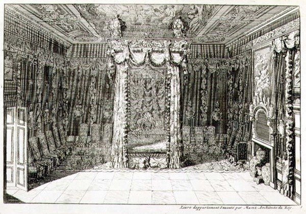 Design for a Bedchamber with a Four Poster Bed, from the 