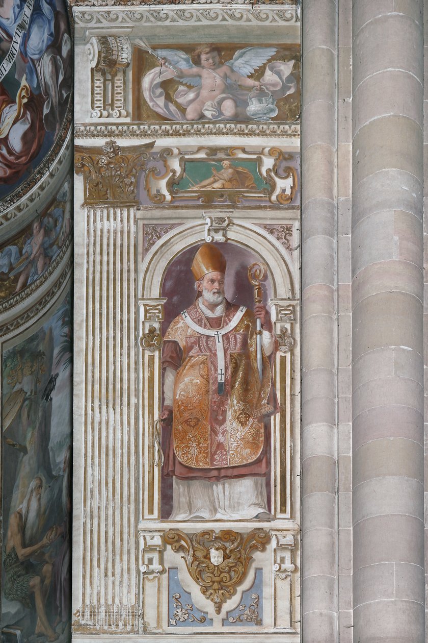 Saint Ambrose by Daniele Crespi