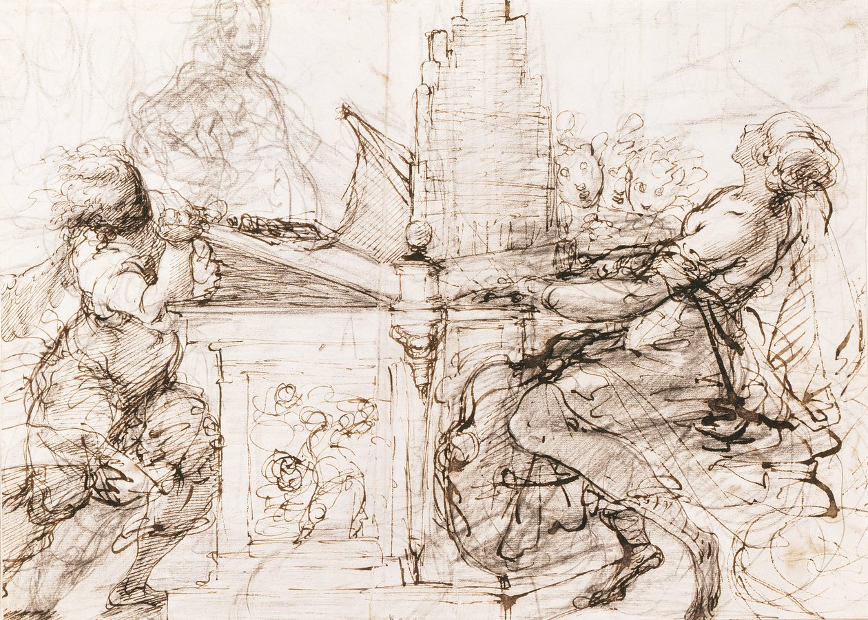 Saint Cecilia at the Organ by Daniele Crespi