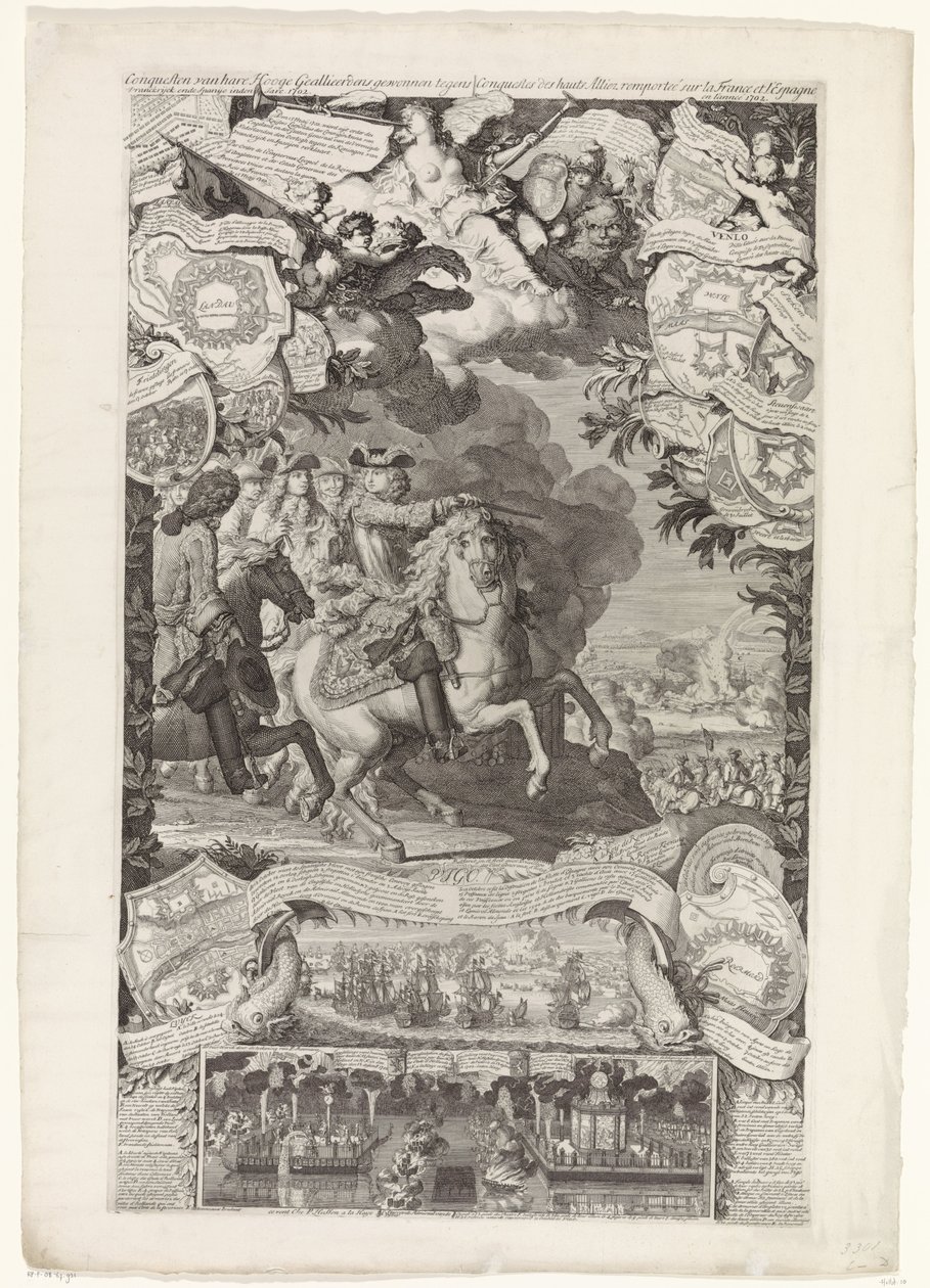Victory of the Allies Over the French and Spanish, 1702 by Daniël Marot (I)