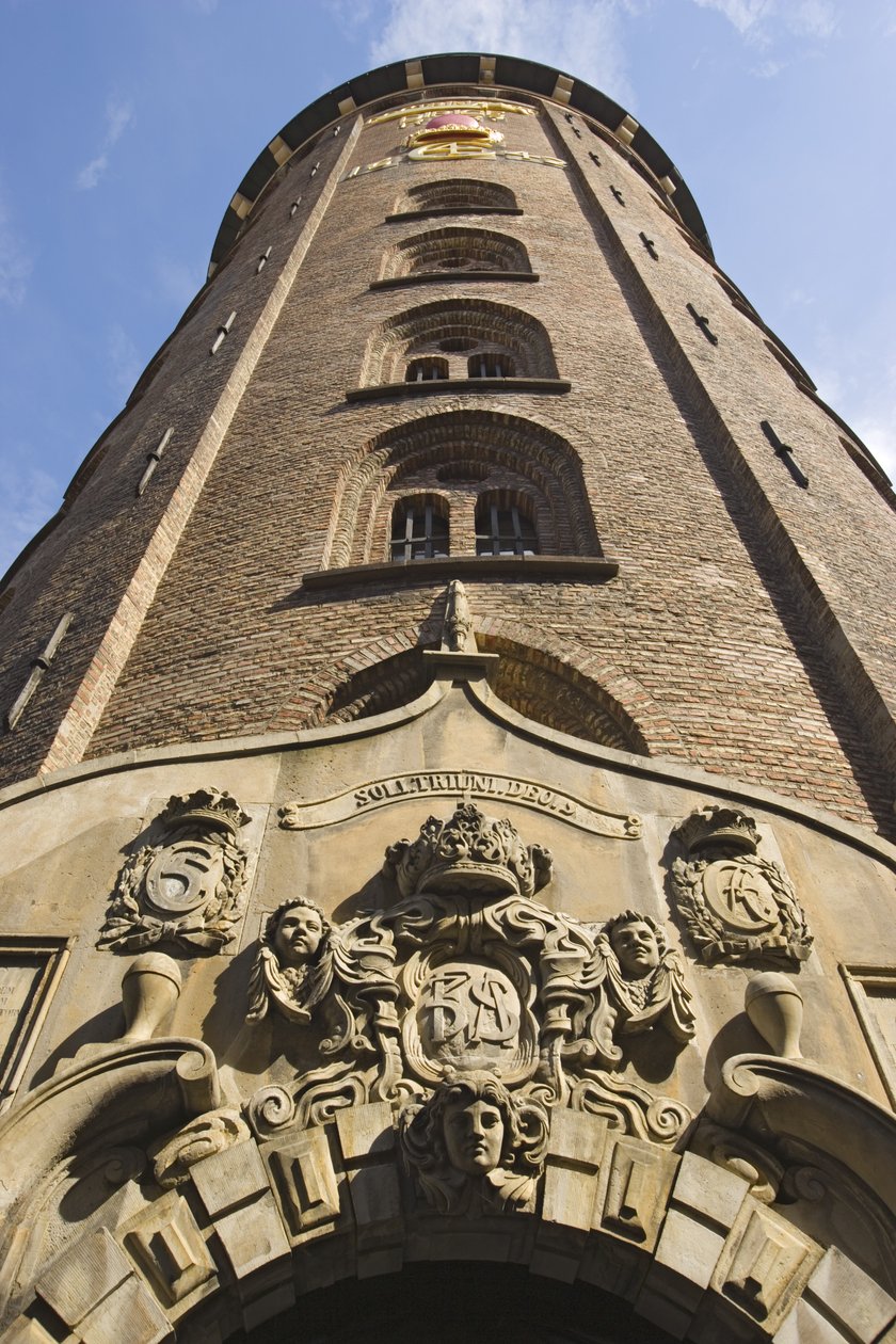 Exterior view of the tower, completed 1643 by Danish School