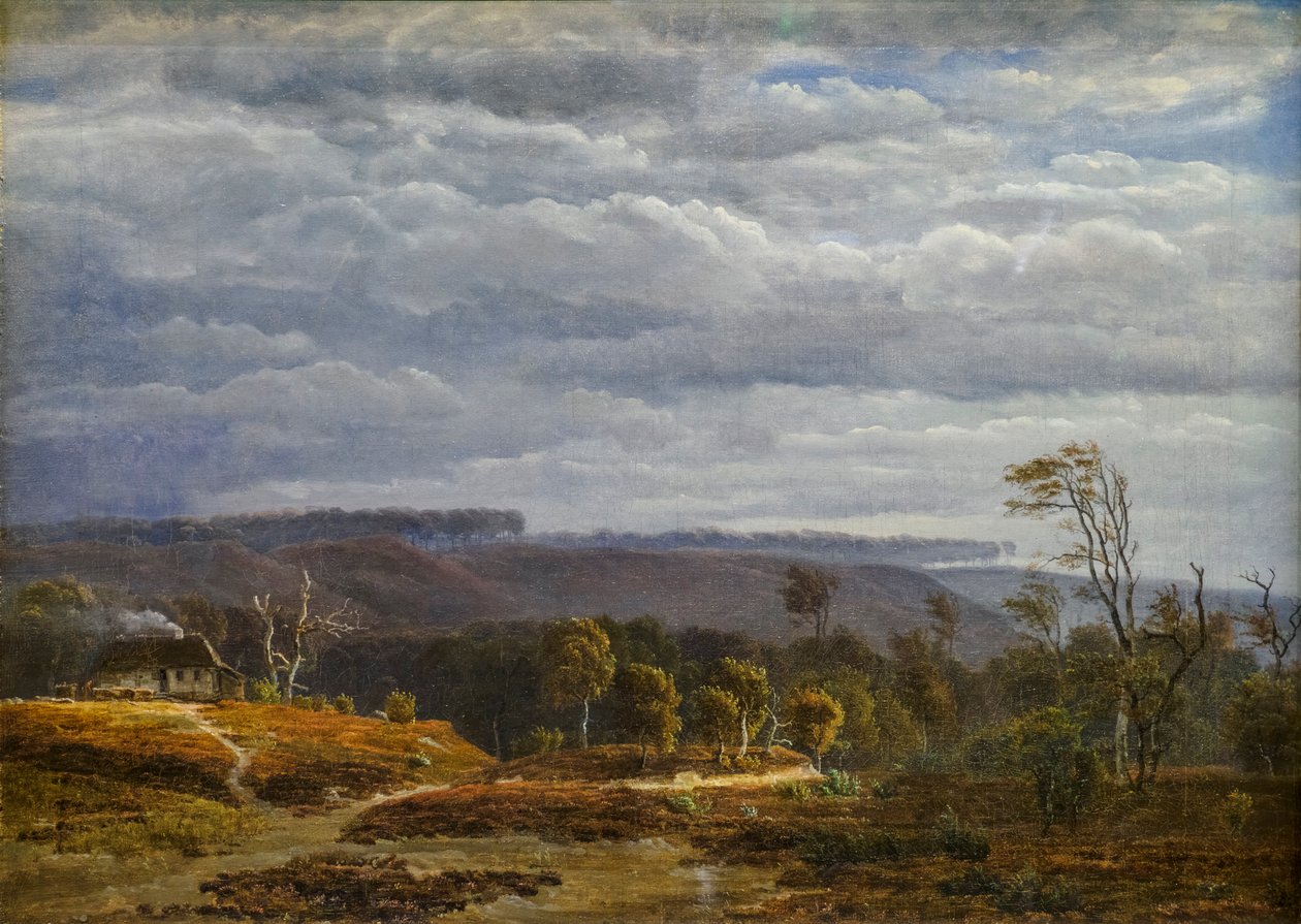 A View of a Wooded Landscape in Jutland by Dankvart Dreyer