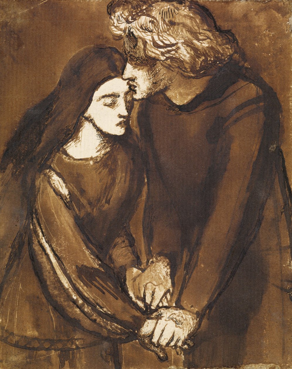 Two Lovers by Dante Gabriel Charles Rossetti