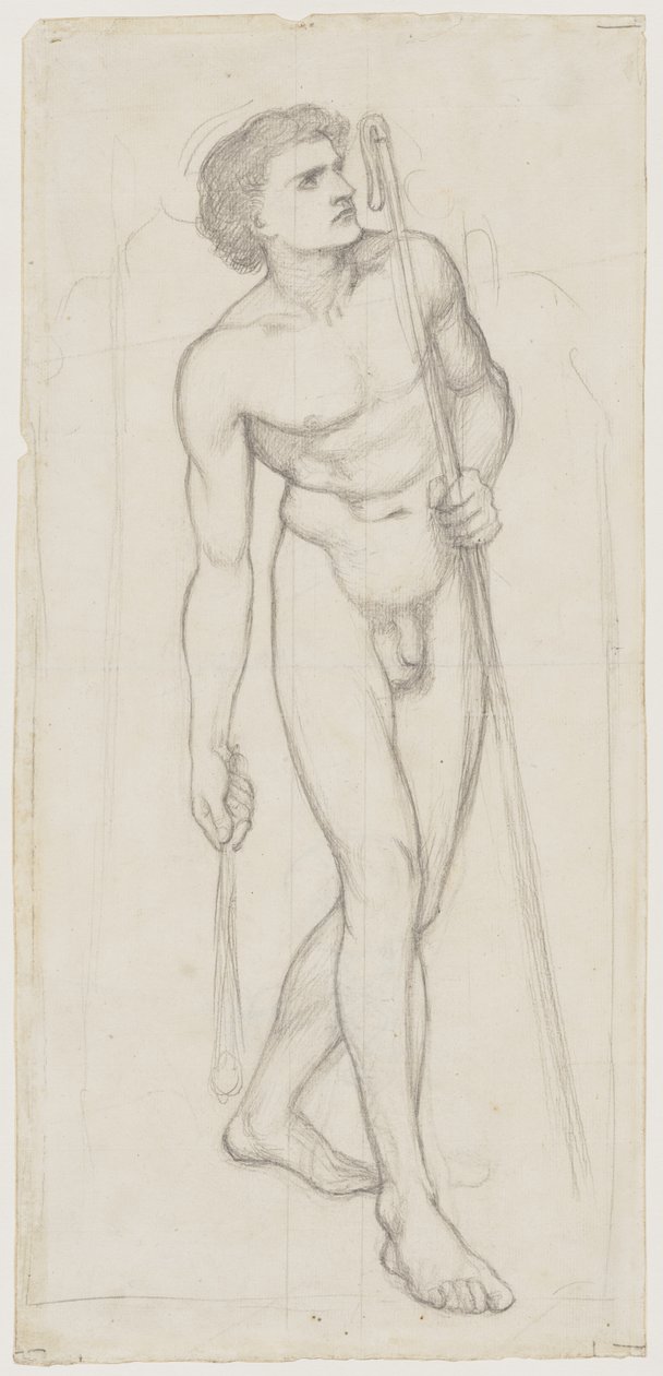Study for Altar Piece by Dante Gabriel Charles Rossetti