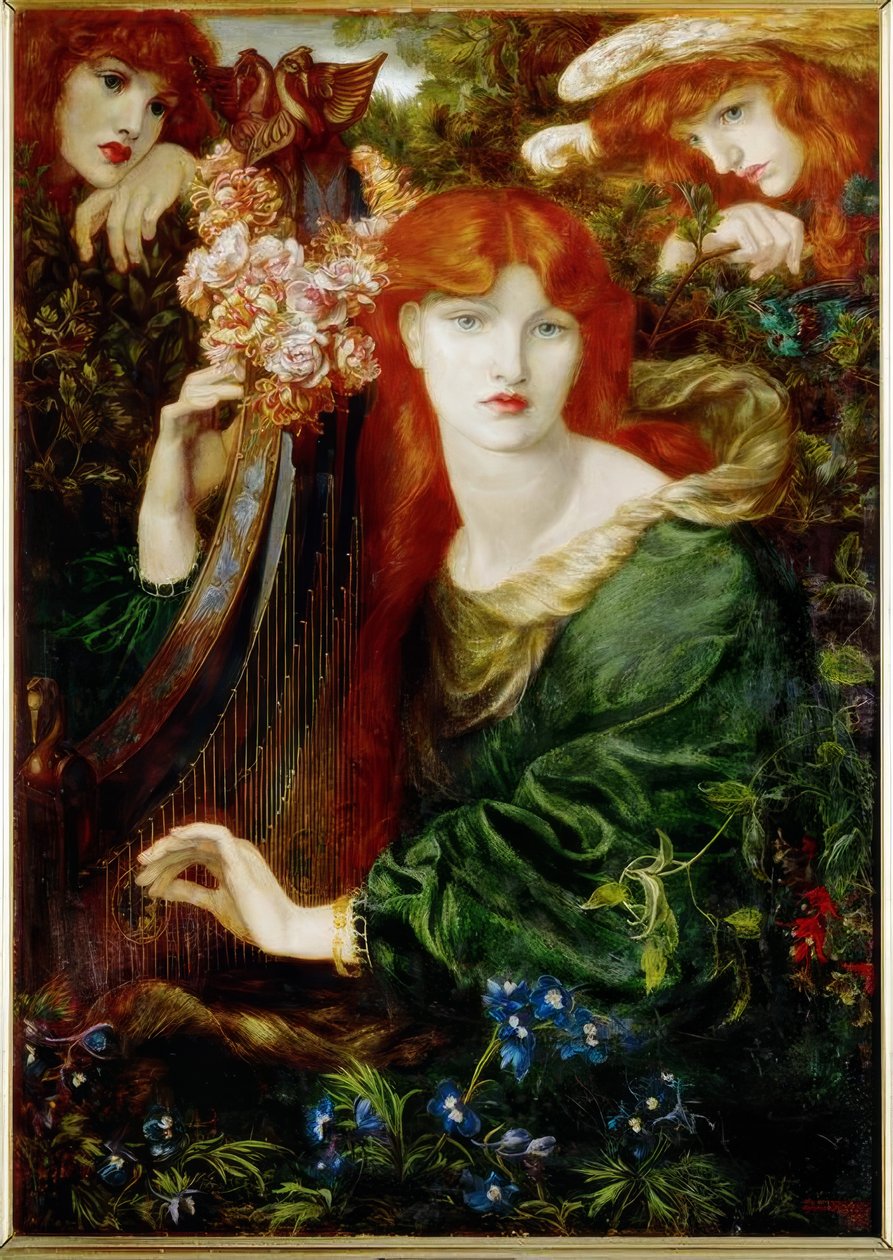 La Ghirlandata by Dante Gabriel Charles Rossetti