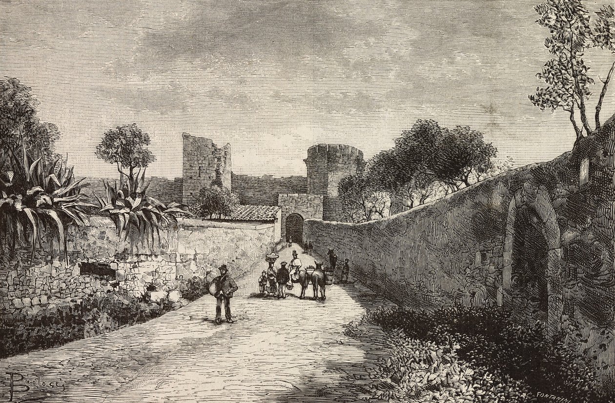 Castello gate, Corneto Tarquinia, Italy by Dante Paolocci