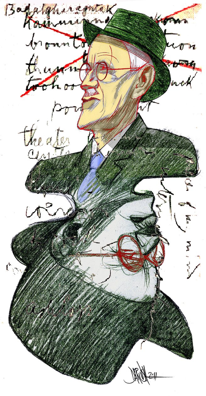 James Joyce by Dariush Radpour