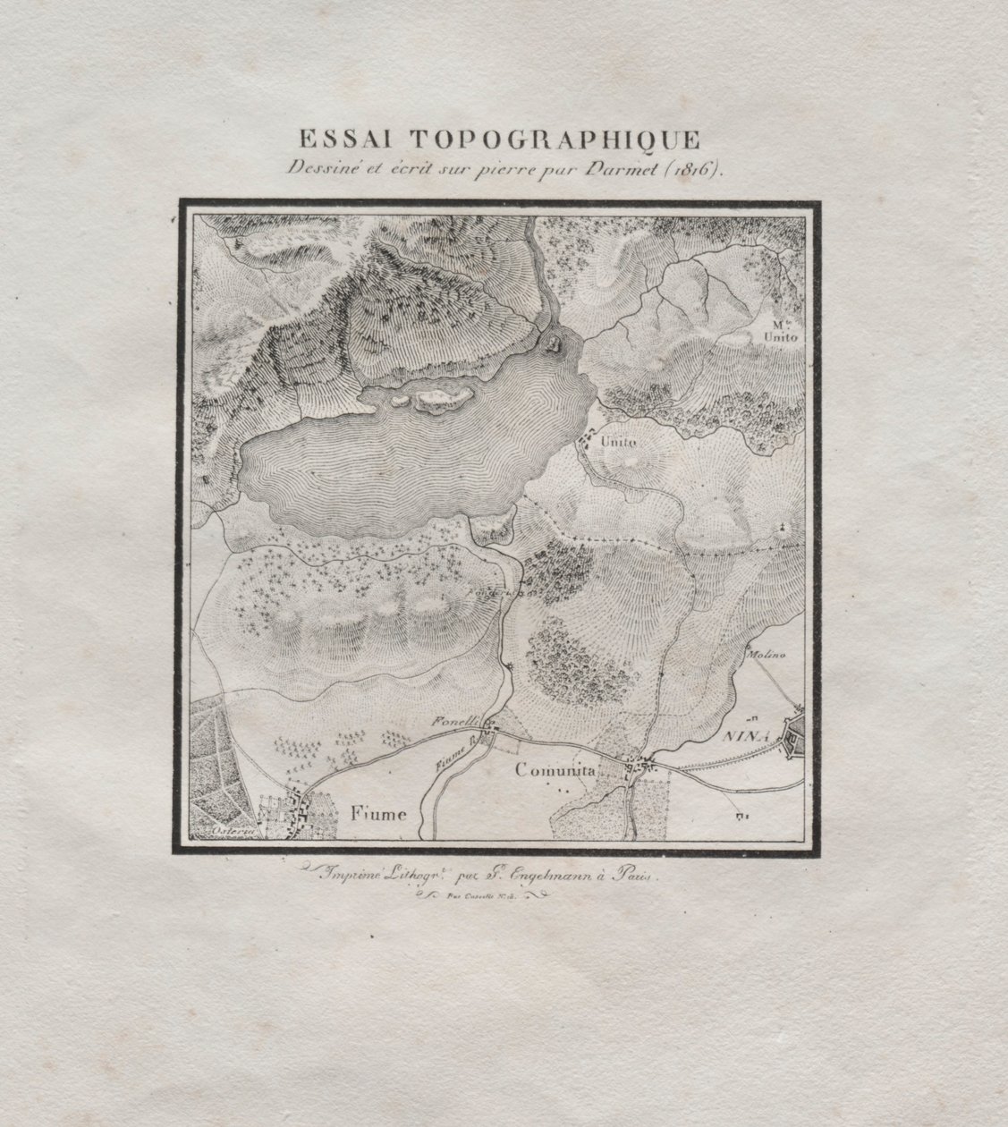 Receuil Dessais Lithographiques: Essai Topographique by Darmet