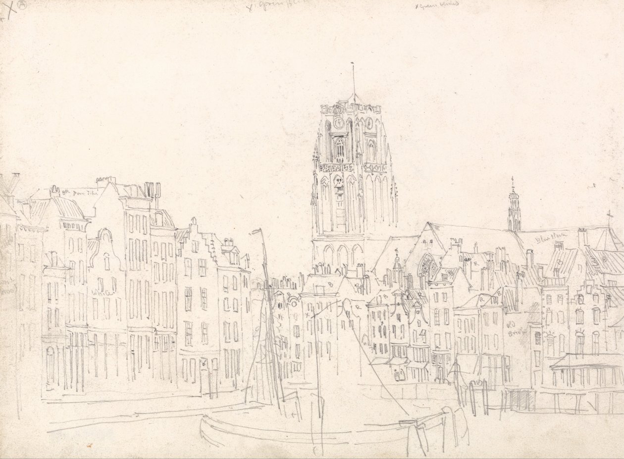 Rotterdam- The Church of St. Lawrence by David Cox