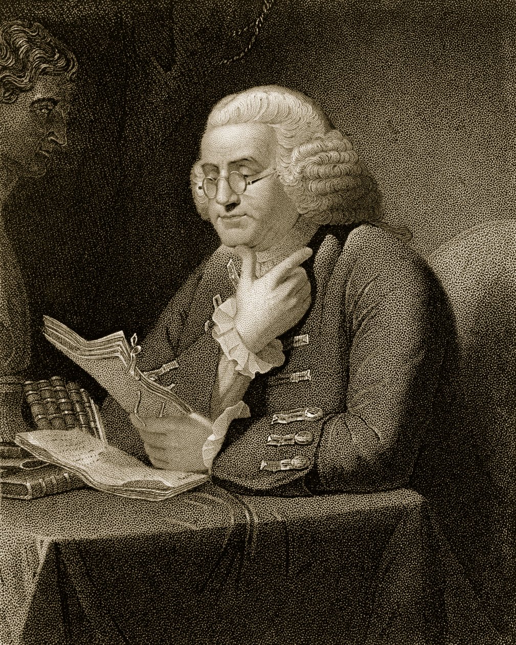 Portrait of Benjamin Franklin by David Martin