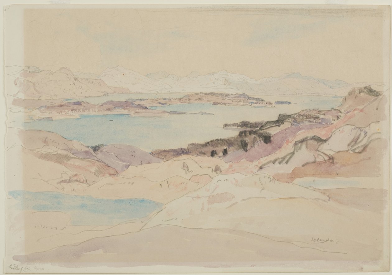 The Isle of Loch Maree by David Young Cameron