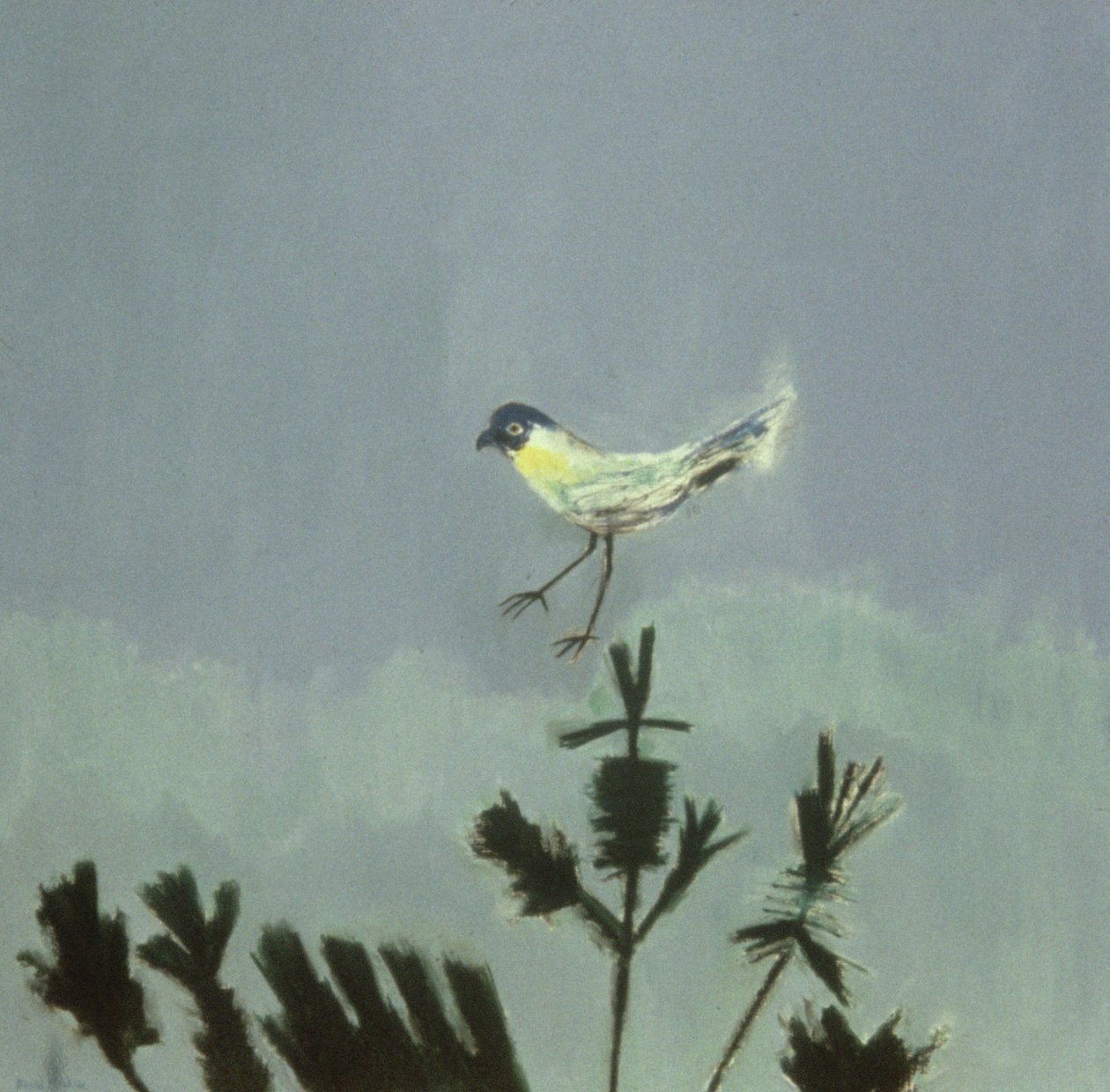 Strange Bird Alighting by David Alan Redpath Michie