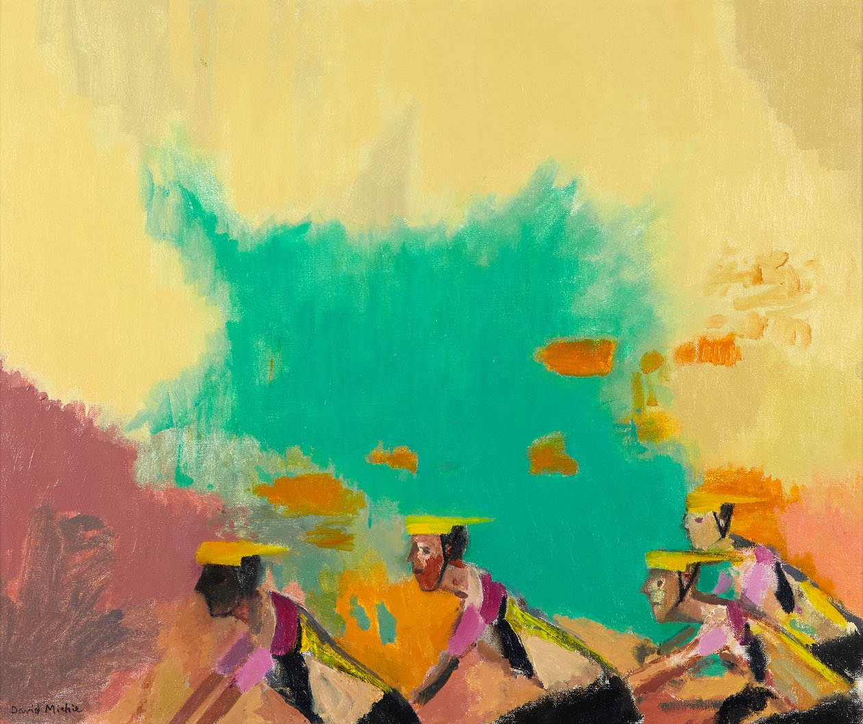 The Cyclists by David Alan Redpath Michie