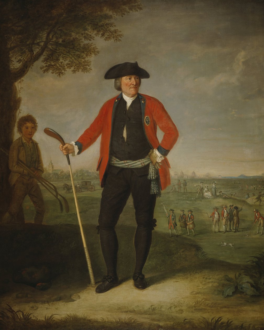 William Inglis, c 1712 - 1792. Surgeon and Captain of the Honourable Company of Edinburgh Golfers by David Allan