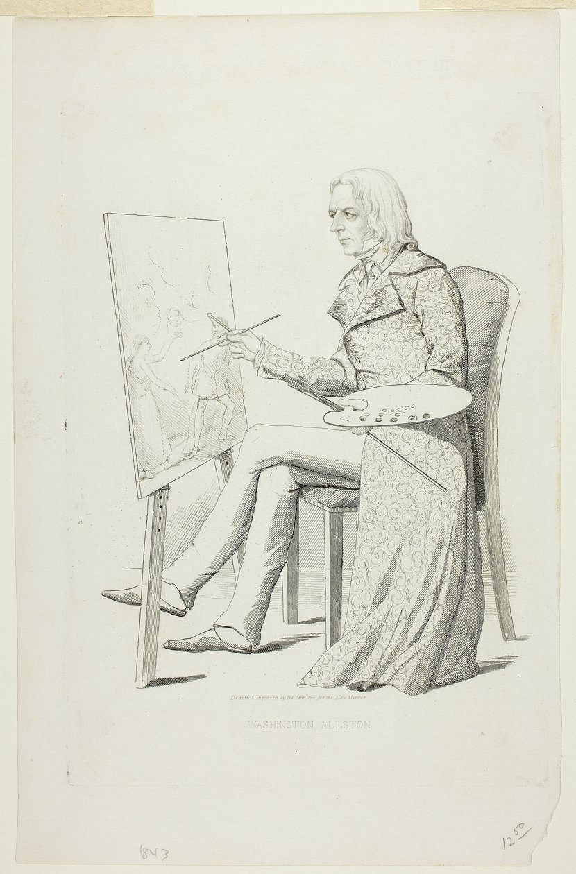 Washington Allston by David Claypoole Johnston