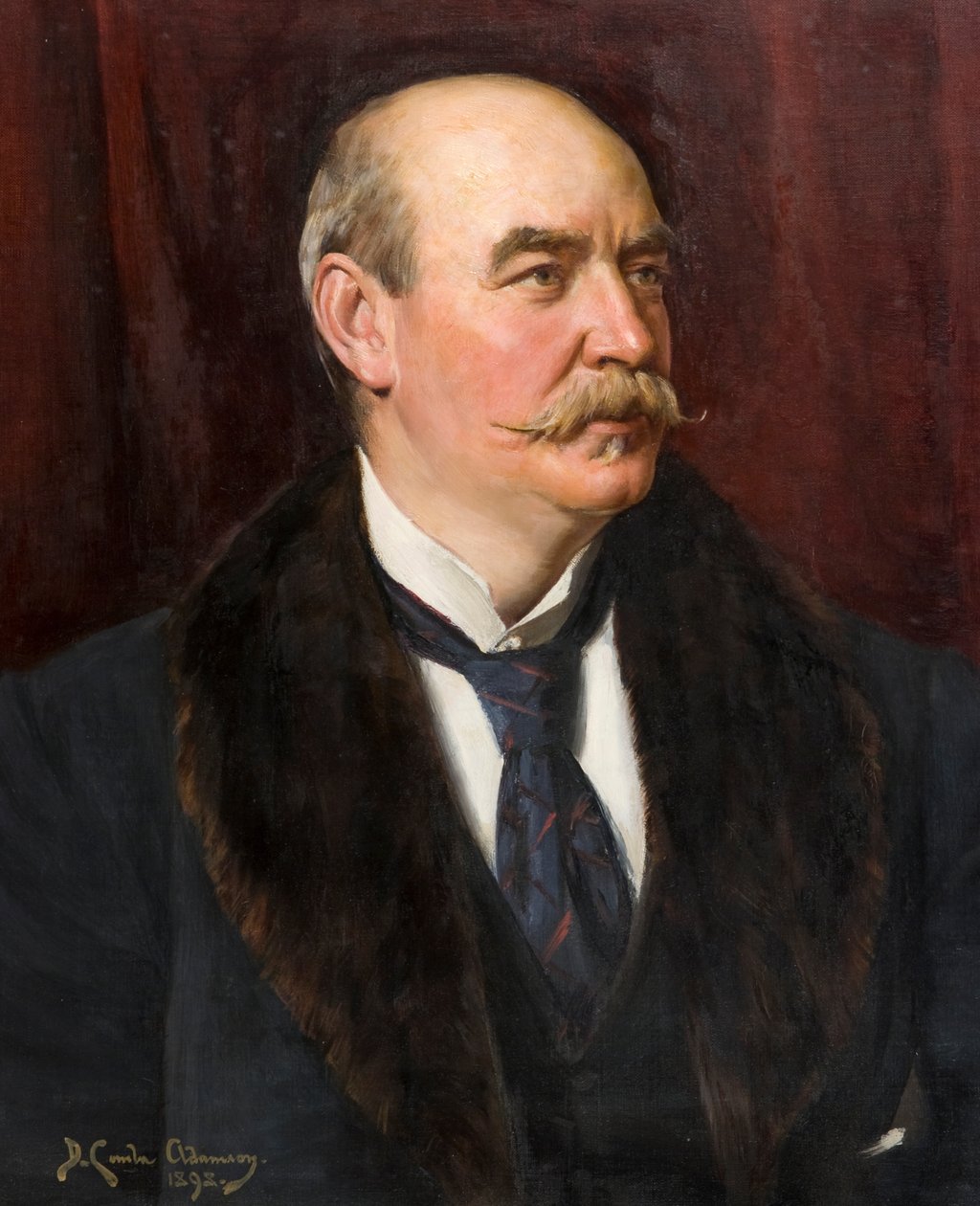Portrait of James Russell (Dundee Chemist) by David Comba Adamson