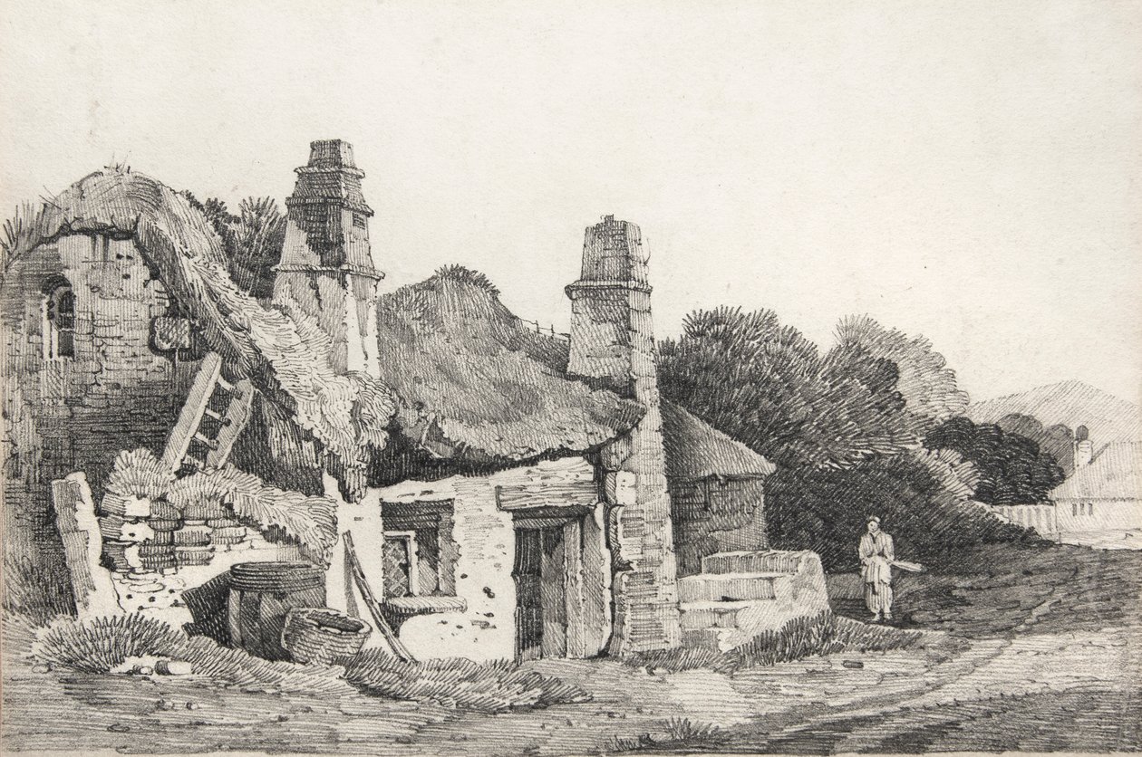 Ruined Cottage by David Cox