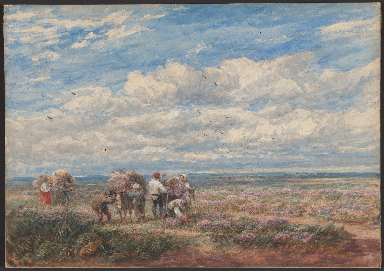 The Heather or Broom Gatherers by David Cox