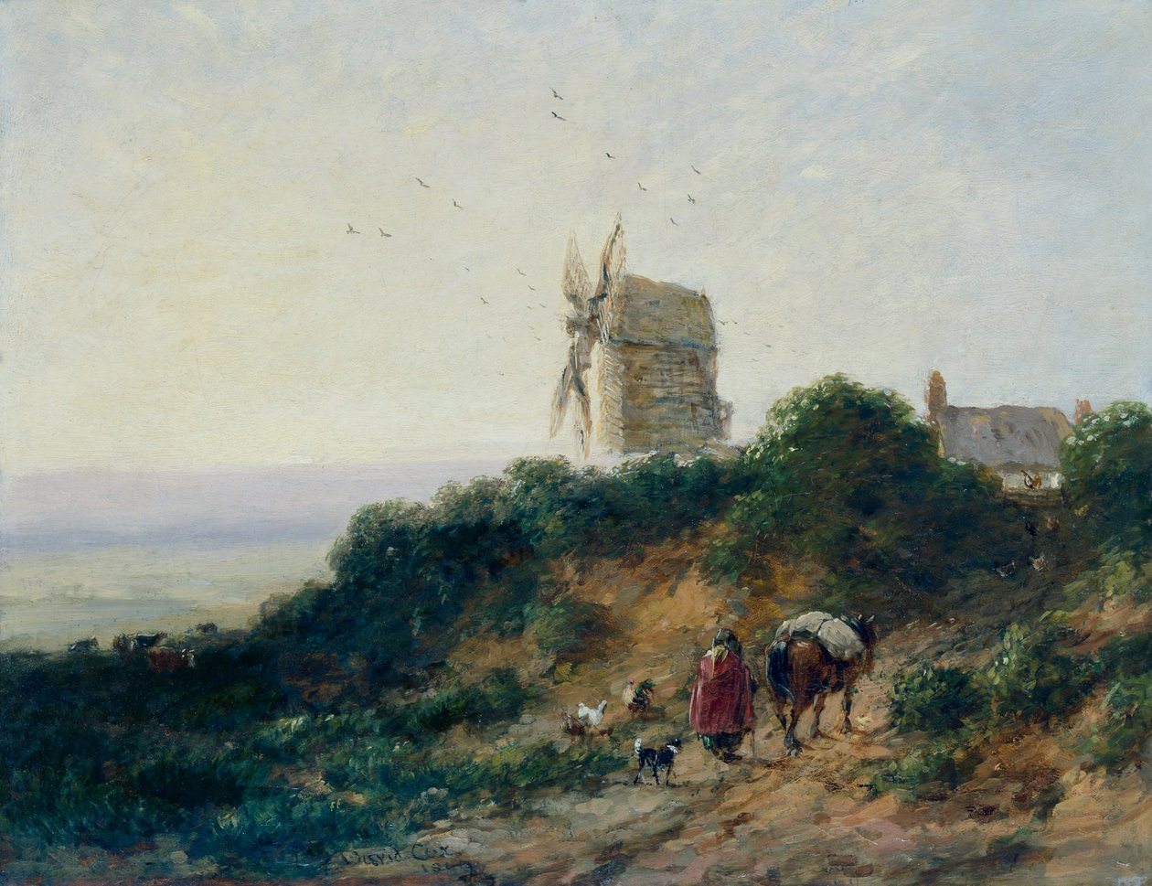 The Road to the Mill by David Cox the elder