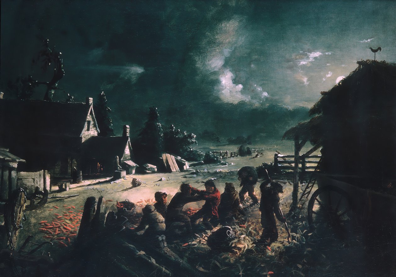 Corn Husking by David Gilmour Blythe